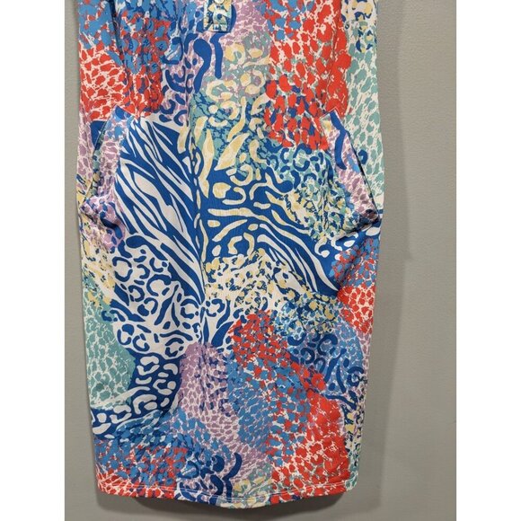 Tee2 Sea Sleeveless Dress Women's XS Comfort Beach Golf Travel Holiday Colorful - Picture 4 of 16